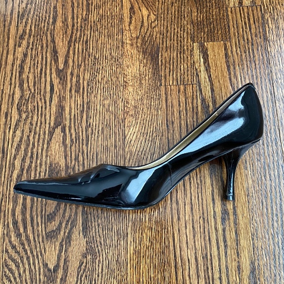 Nine West Patent Stiletto Heels - Black -  Sz 6 - Picture 5 of 16